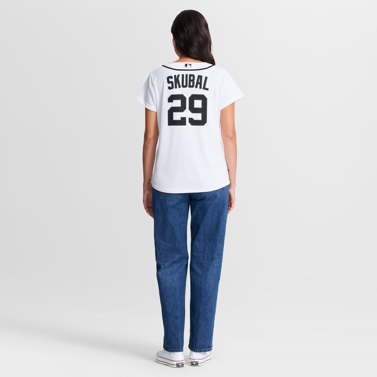 Women's Detroit Tigers Tarik Skubal Nike White Home Replica Jersey