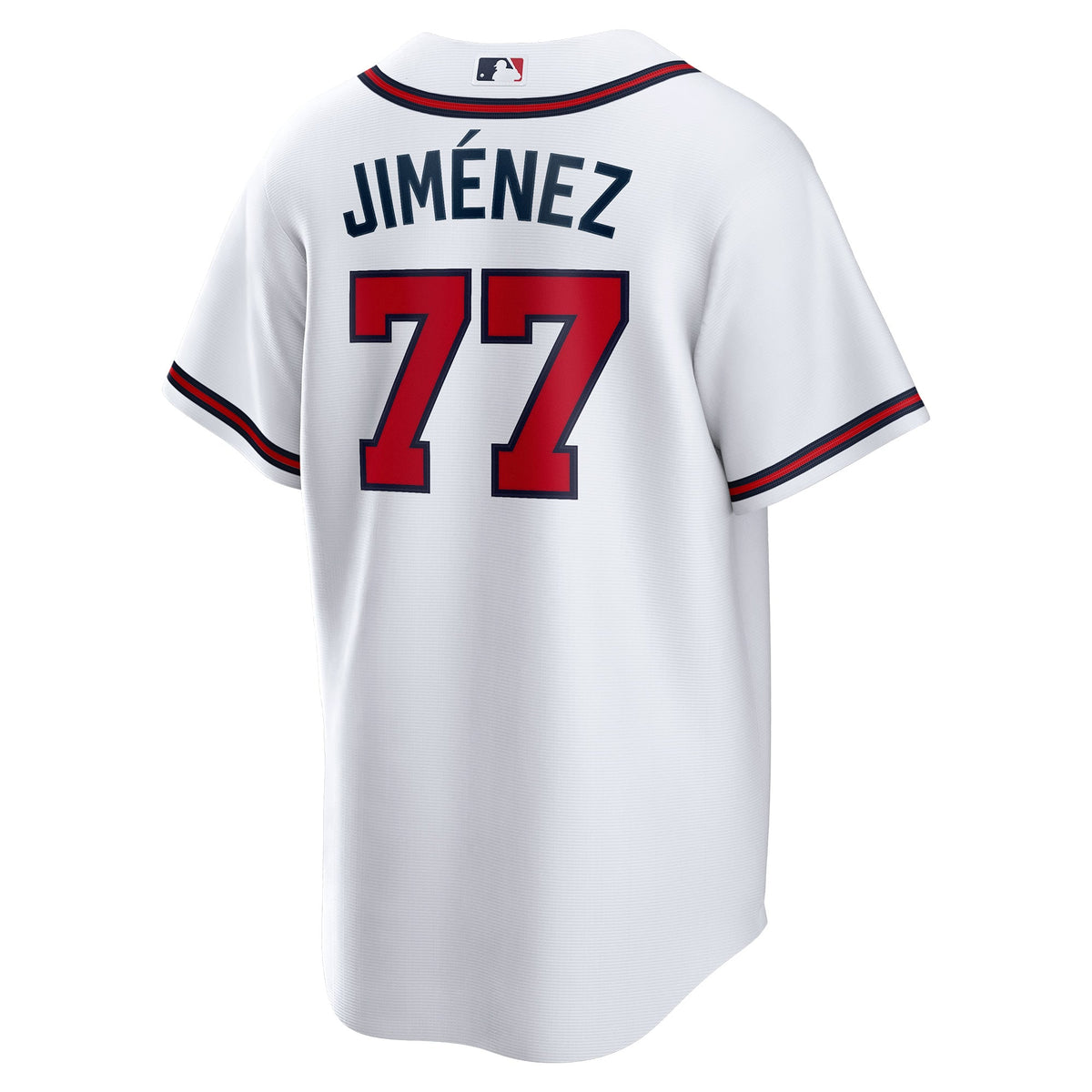 Men's Atlanta Braves Joe Jiménez Nike White Home  Replica Player Jersey