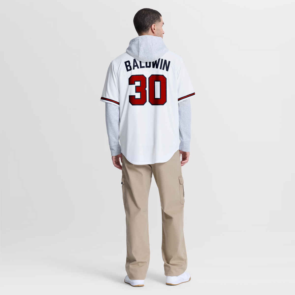 Men's Atlanta Braves Drake Baldwin Nike White Home Replica Jersey