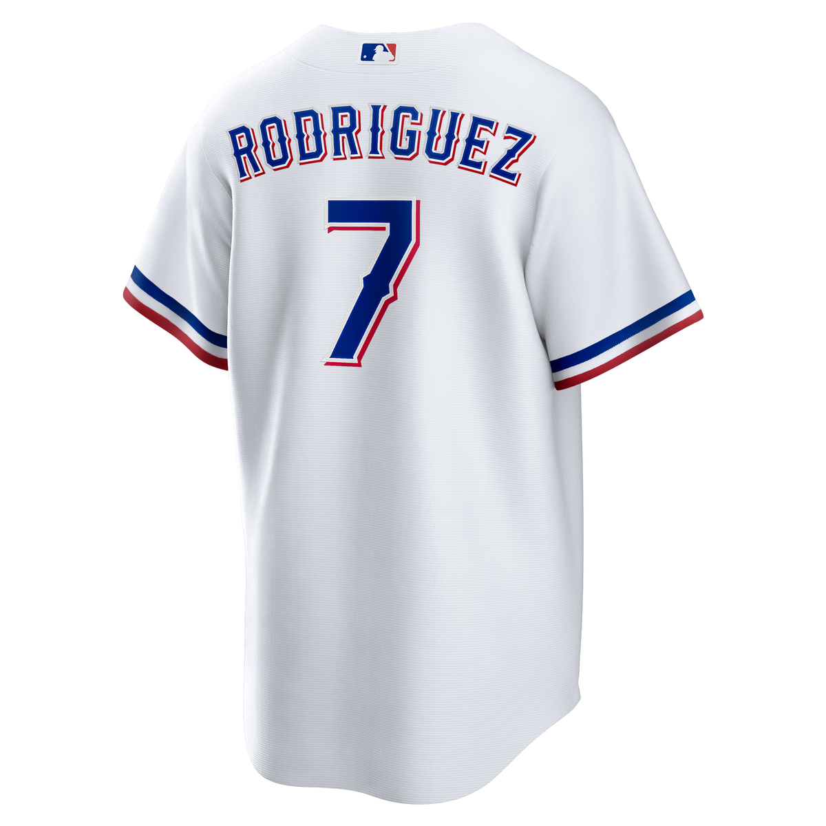 Men's Texas Rangers Ivan Rodriguez Nike White Home Retired Player Replica Jersey