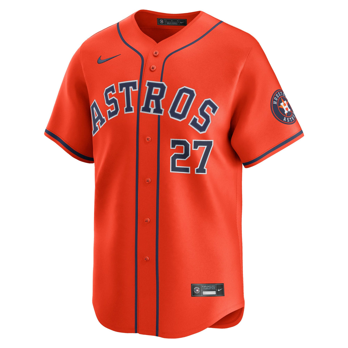 Men's Houston Astros Jose Altuve Nike White Home Limited Player Jersey