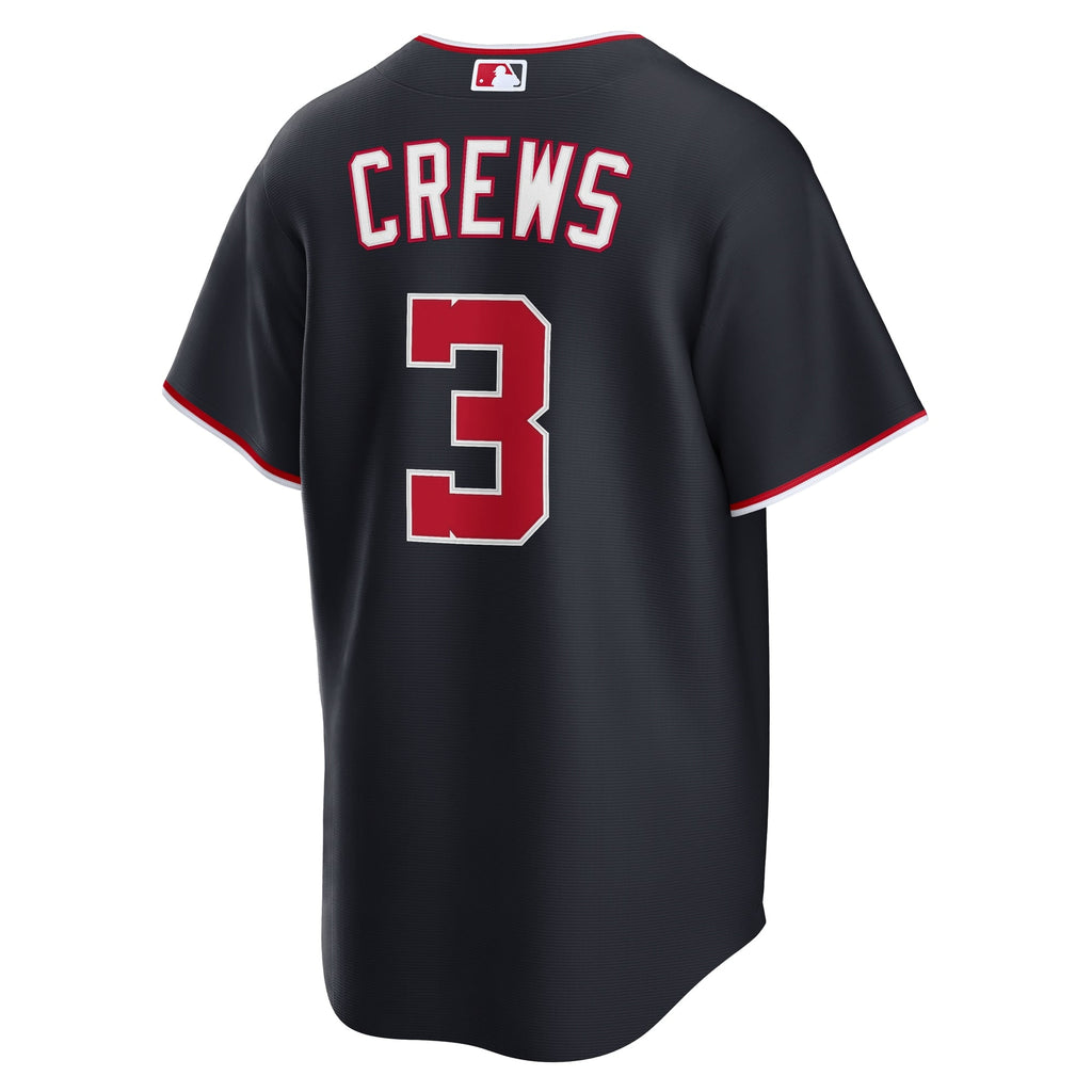 Men's Washington Nationals Dylan Crews Nike Navy Alternate Replica Jersey