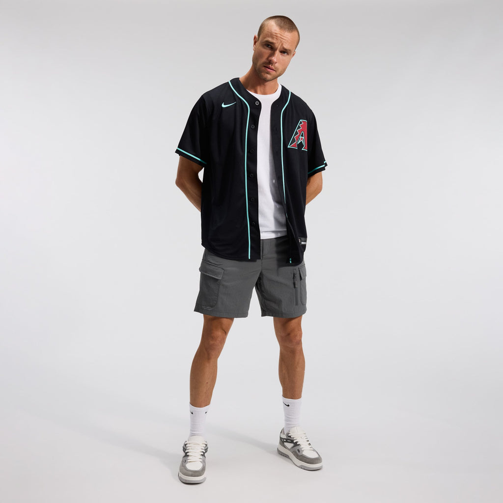 Men's Arizona Diamondbacks Corbin Carroll Nike Black Alternate Replica Jersey