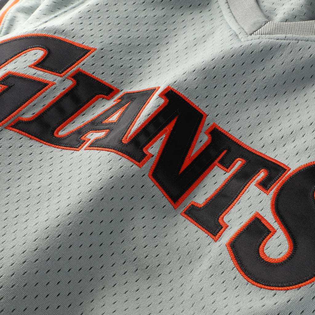 Men's San Francisco Giants Will Clark Mitchell & Ness Gray Authentic Batting Practice Jersey
