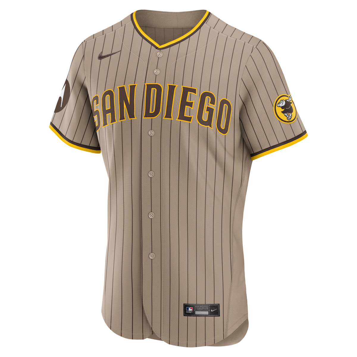 Men's San Diego Padres Fernando Tatis Jr. Nike White Home Authentic Sponsor Patch Jersey