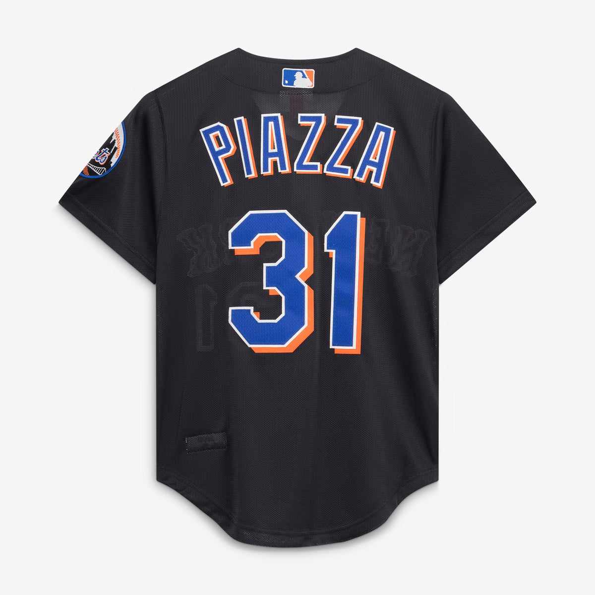 Men's New York Mets Mike Piazza Mitchell & Ness Black Cooperstown Collection 2000 Batting Practice Jersey