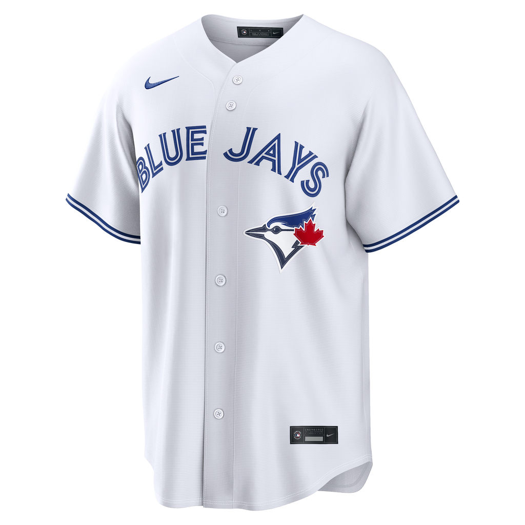 Men's Toronto Blue Jays Addison Barger Nike White Home Replica Jersey